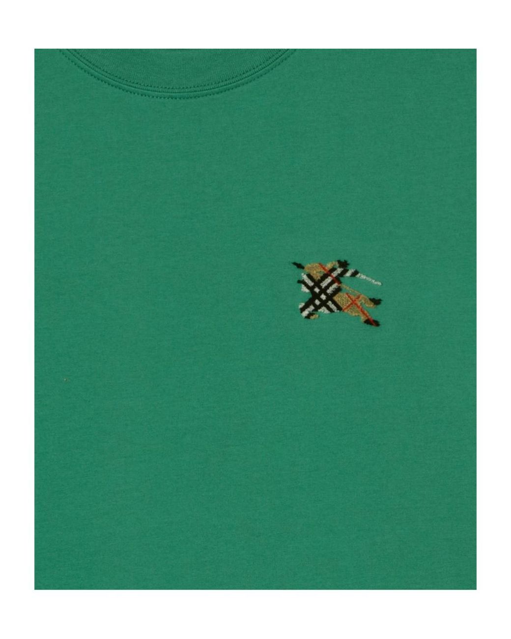 Burberry Green Knight Cotton T-Shirt for men