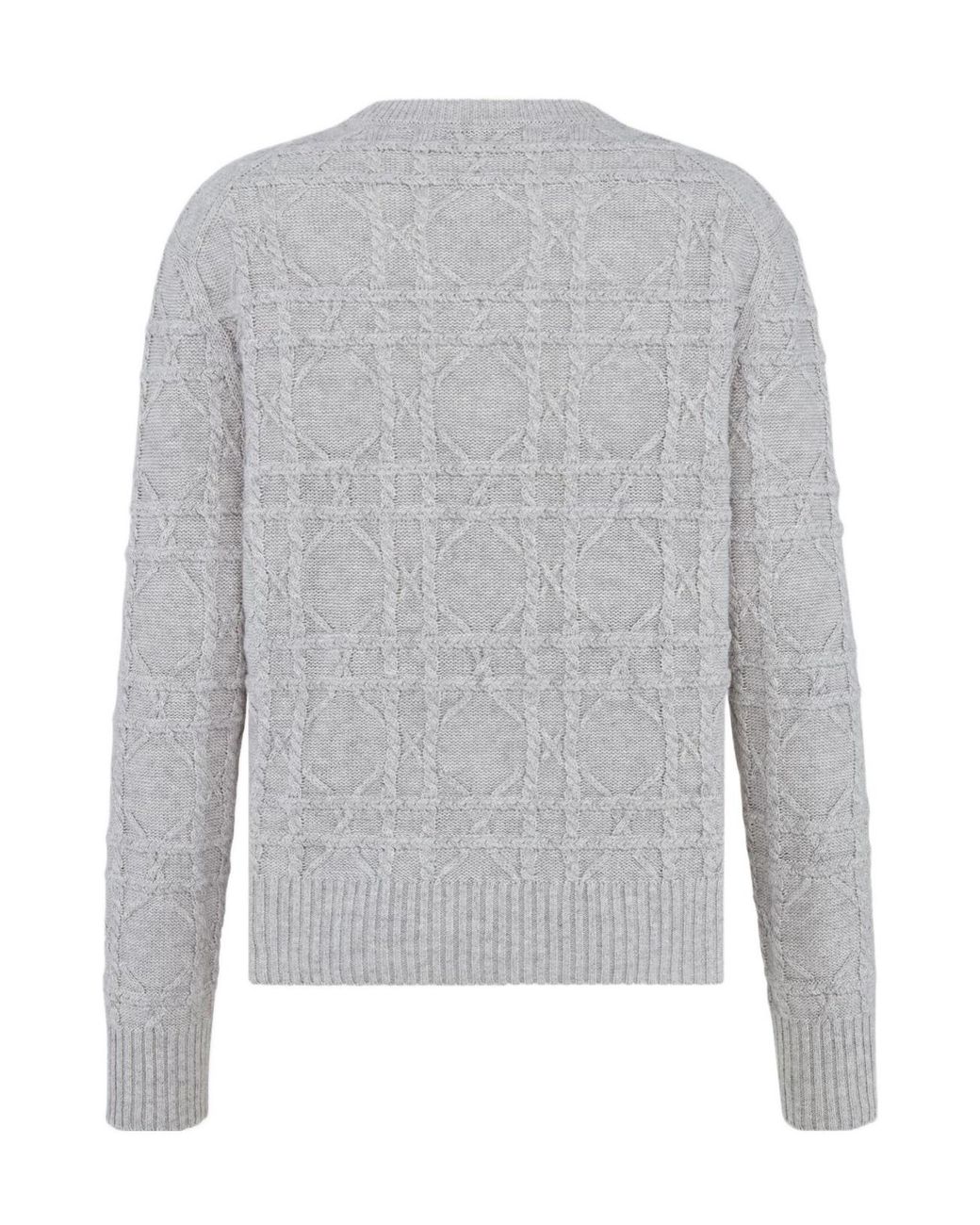 Dior Gray Homme Icons Cannage Jumper for men