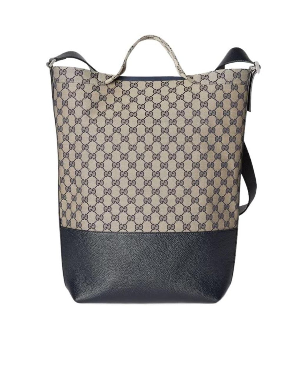 Gucci Gray Large Gg Tote Bag for men