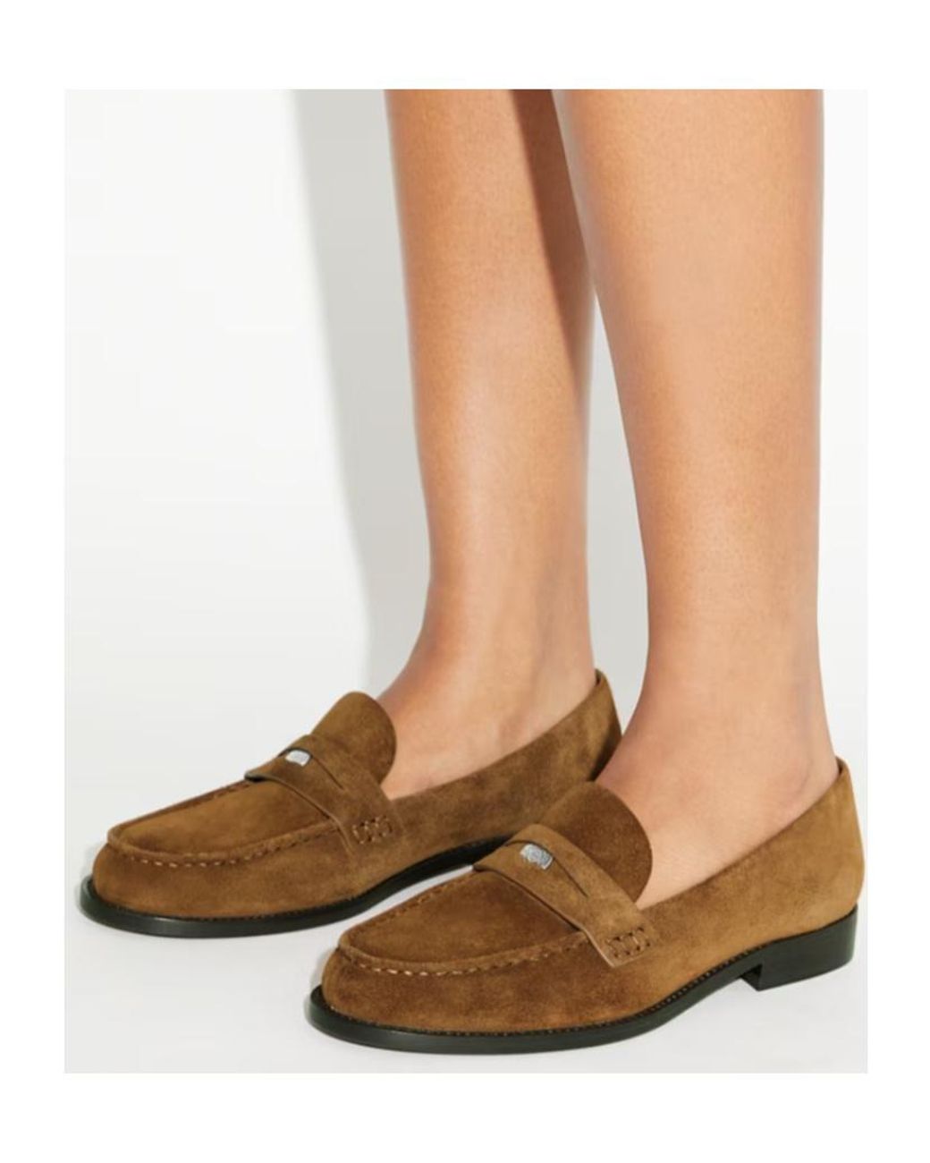 Tory Burch Brown Classic Penny Loafers