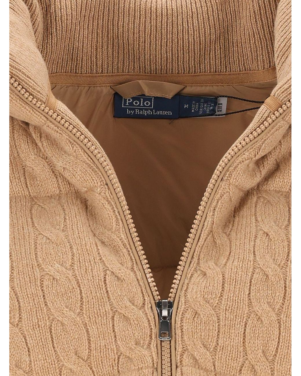 Polo Ralph Lauren Natural Cable-Knit Cardigan