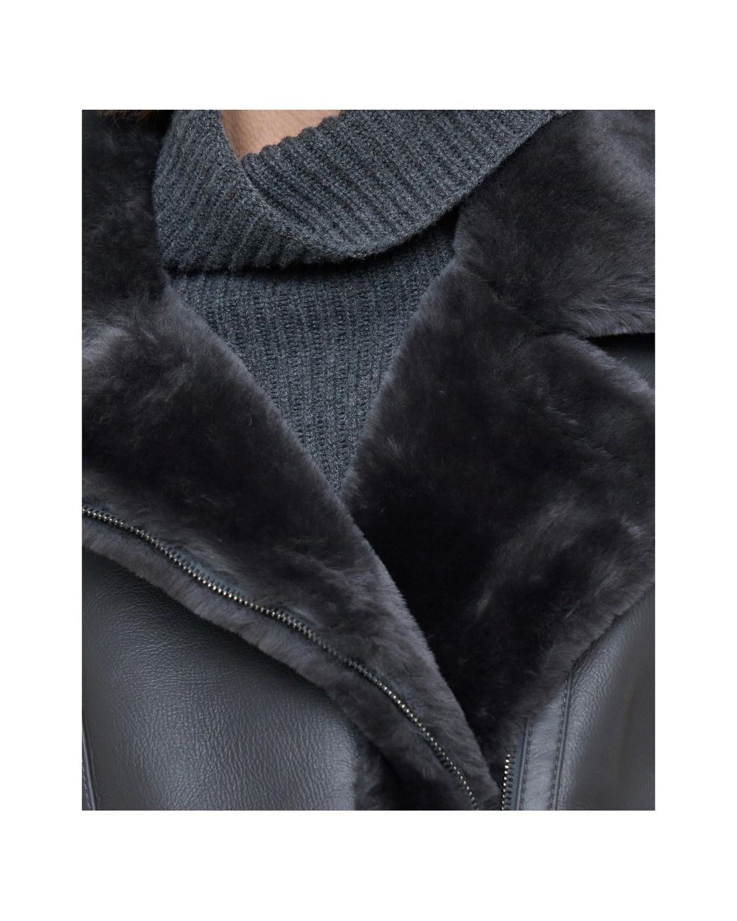 Joseph Black Side Zipper Vest
