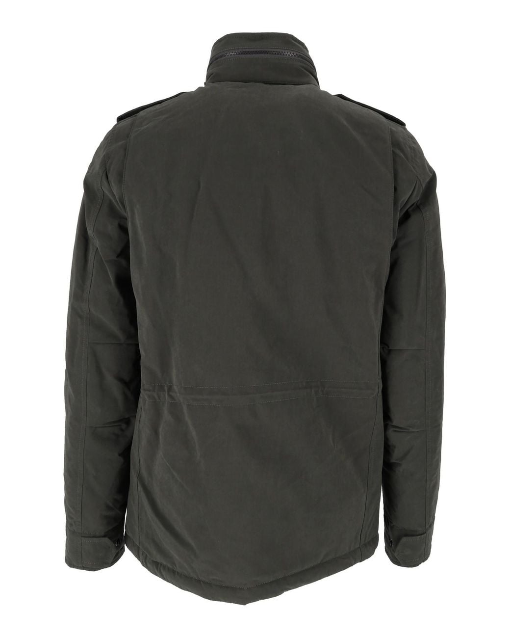 Aspesi Green High Neck Long-Sleeved Jacket for men