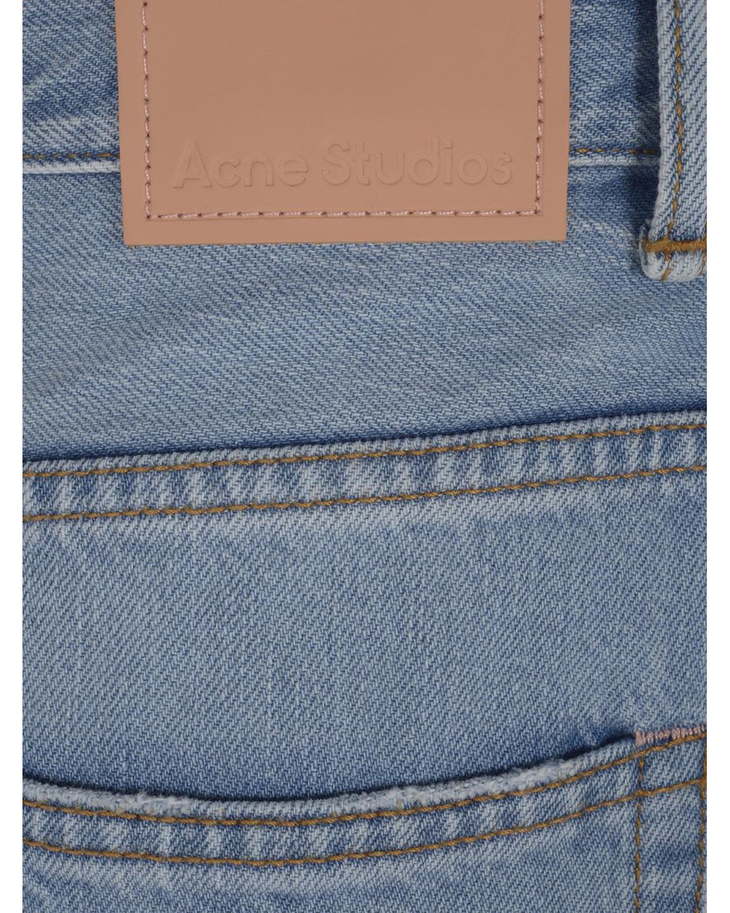 Acne Blue Relaxed Fit Jeans