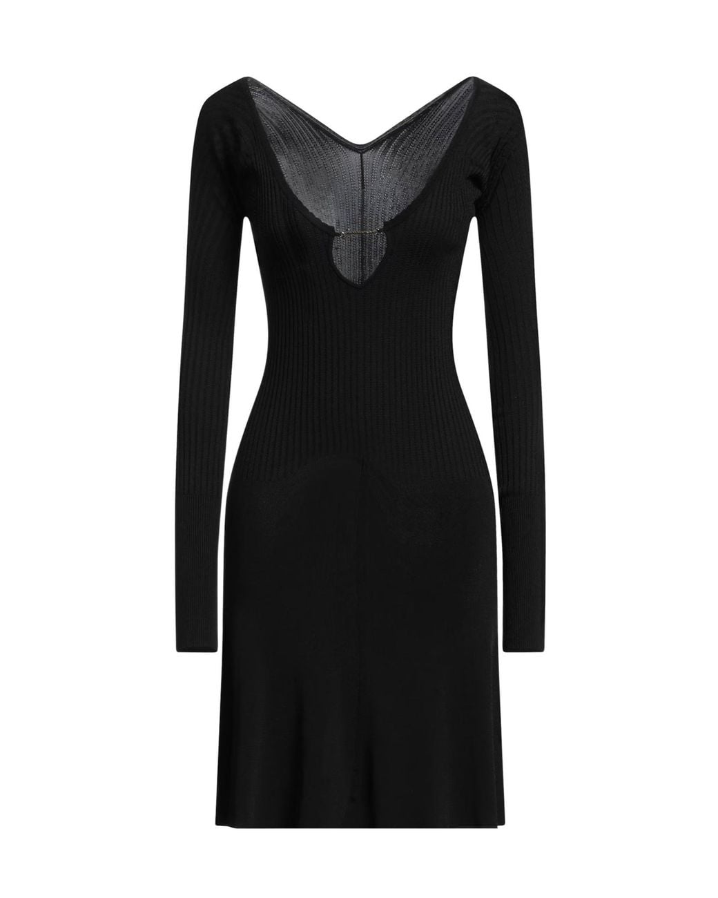 Jacquemus Black Long-Sleeved Dress