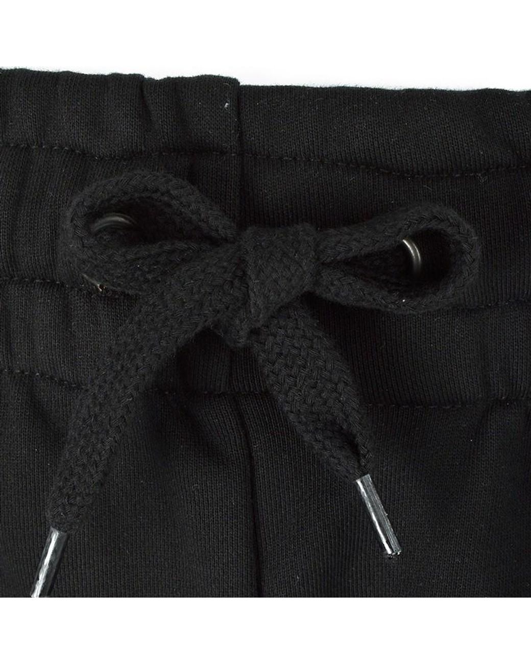 Moschino Black Logo Printed Sweatpants for men