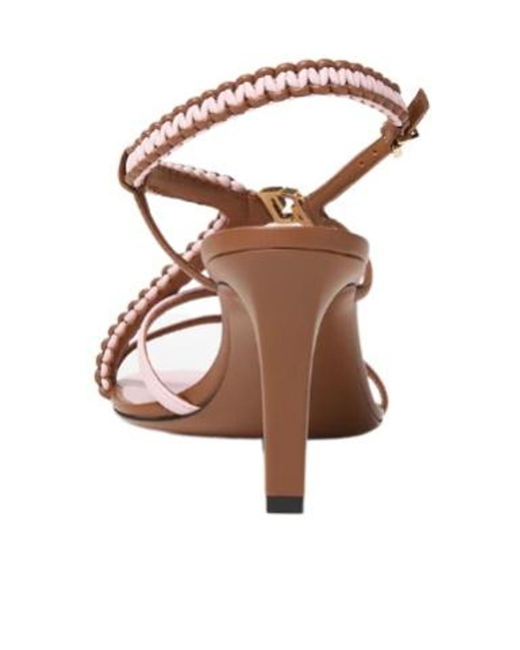Fendi Pink 85Mm Ffold Heeled Sandals