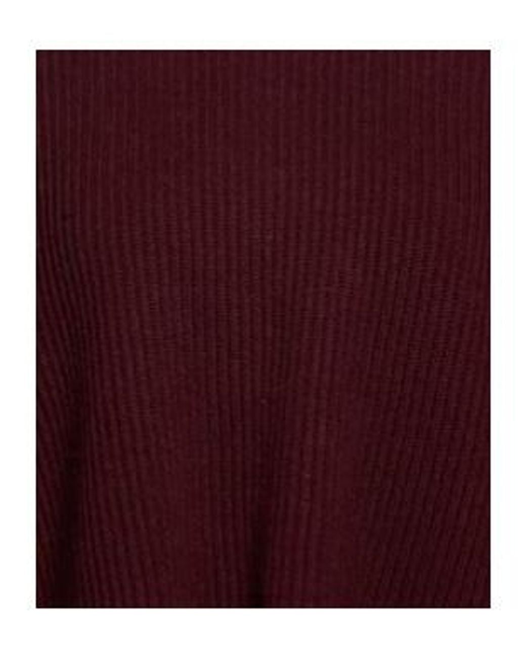 Max Mara Red Ribbed Cropped Knit Top