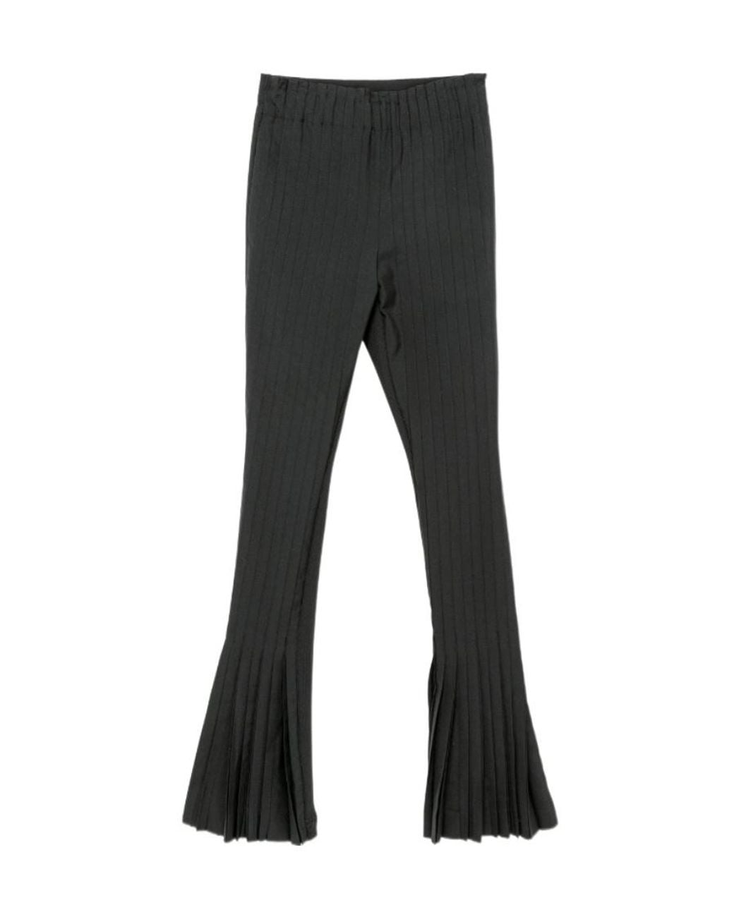 Sacai Black Logo Casual Pants
