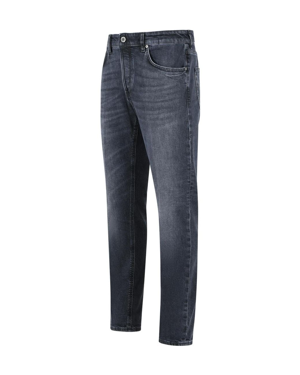 Pt05 Blue Belt-Loop Jeans for men