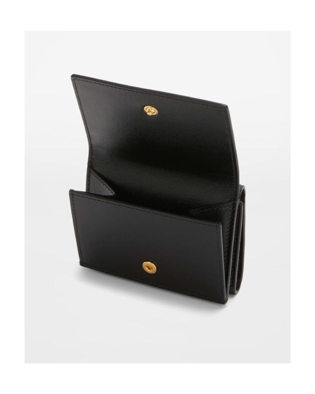 Jil Sander Black Logo Detailed Tri-Fold Wallet