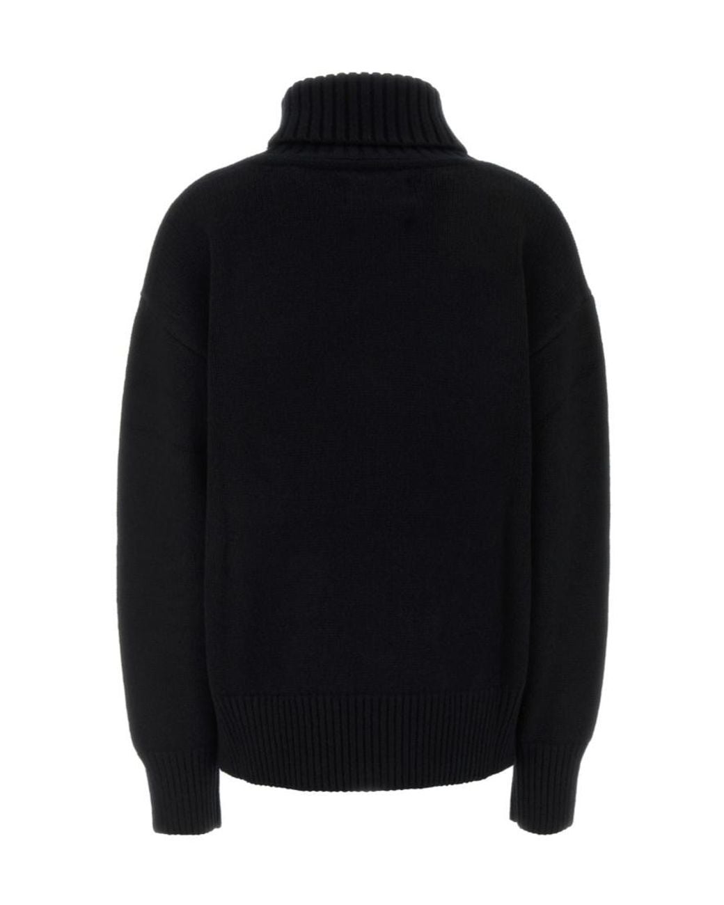 Extreme Cashmere Black N20 Oversized Turtleneck Sweater for men
