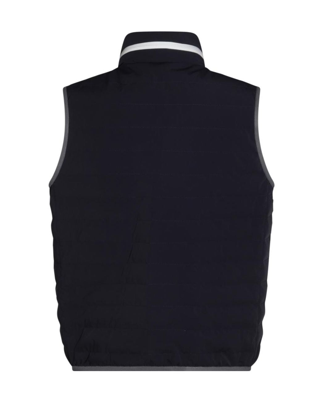 Brunello Cucinelli Blue Quilted Zipped Gilet for men