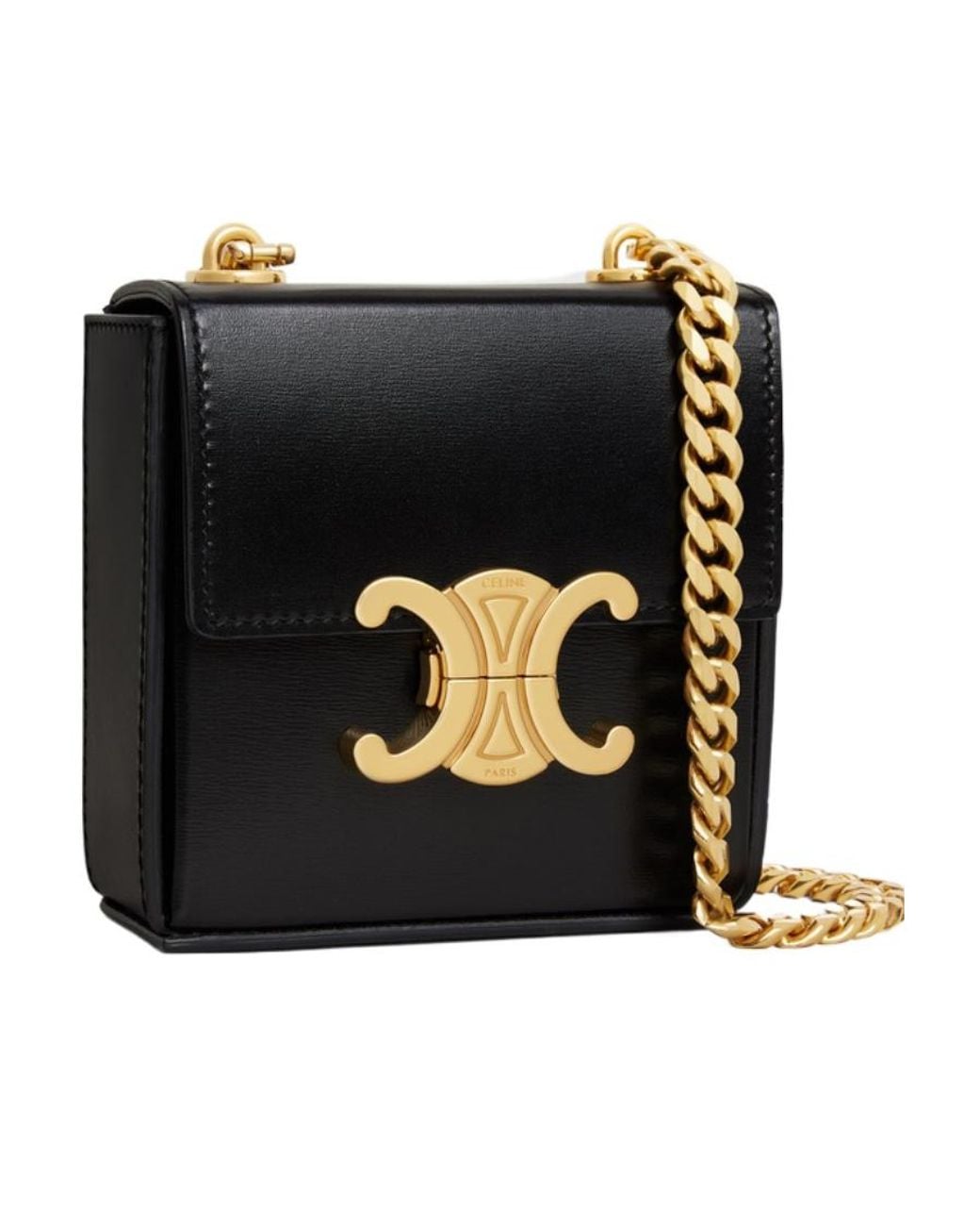 Céline Black Mini Box Triomphe