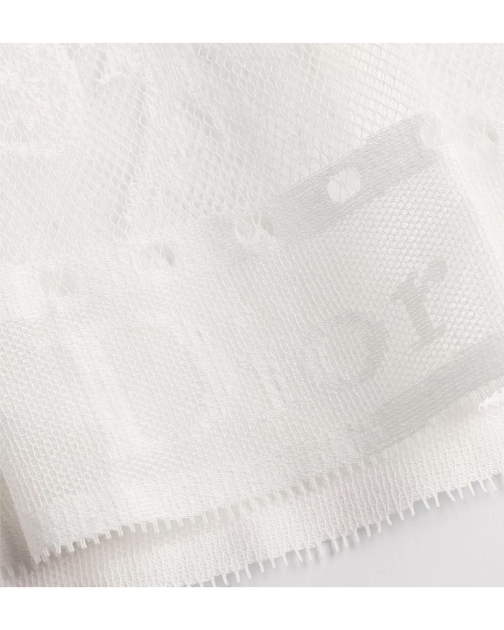 Dior White Mid-Length Flared Skirt