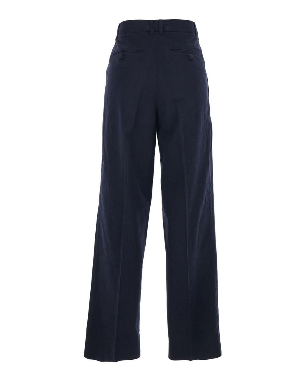 DUNST Blue Pleated Chino Pants
