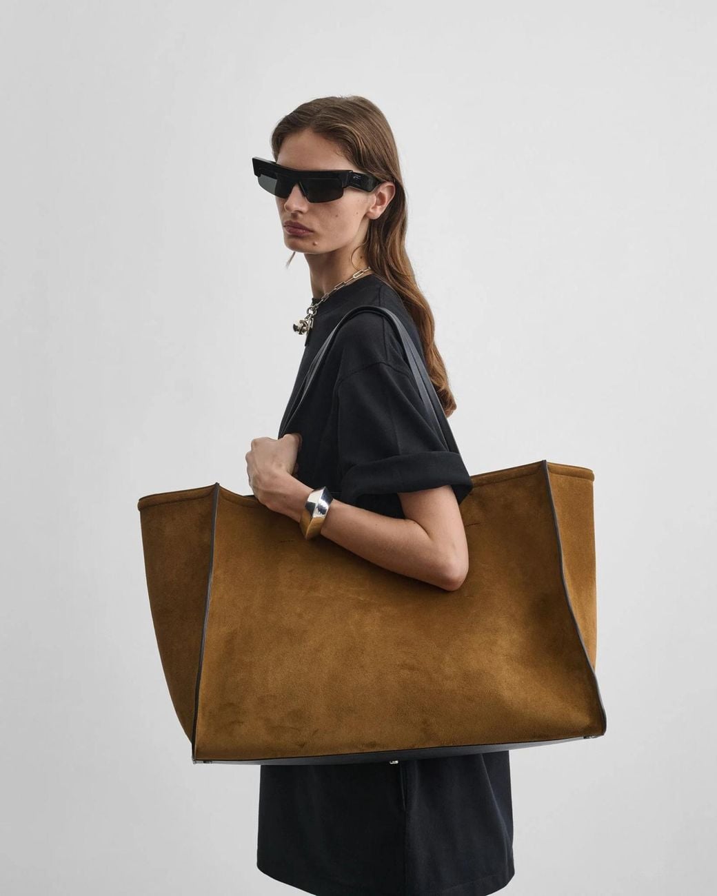 Phoebe Philo Natural Large Slouch Cabas Shoulder Bag