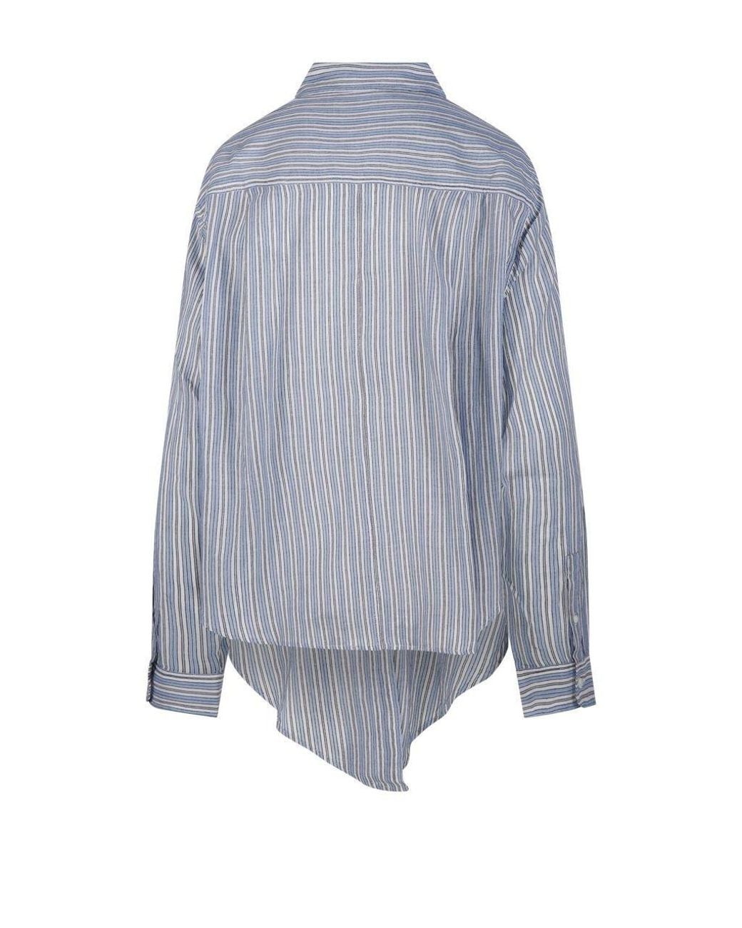 Isabel Marant Gray Étoile Nath Long-Sleeved Shirt