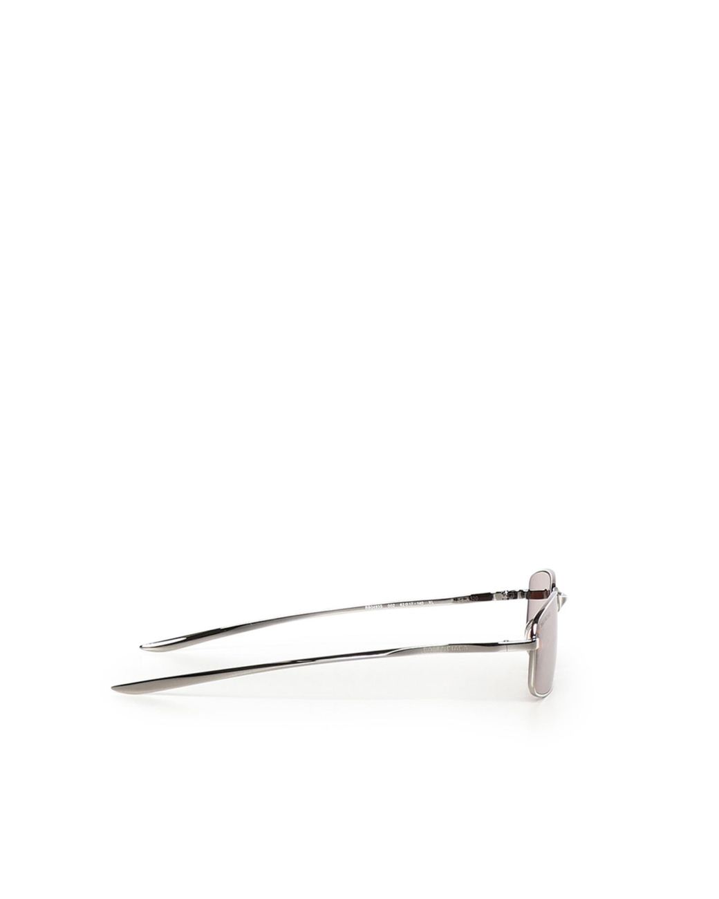 Balenciaga Brown Rectangular Rimless Sunglasses
