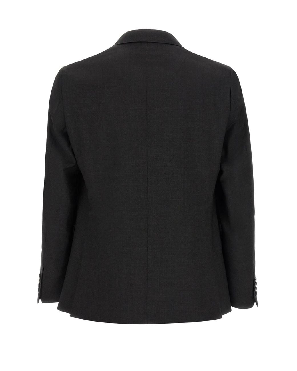 Pal Zileri Black Single-Breasted Wool Suit for men