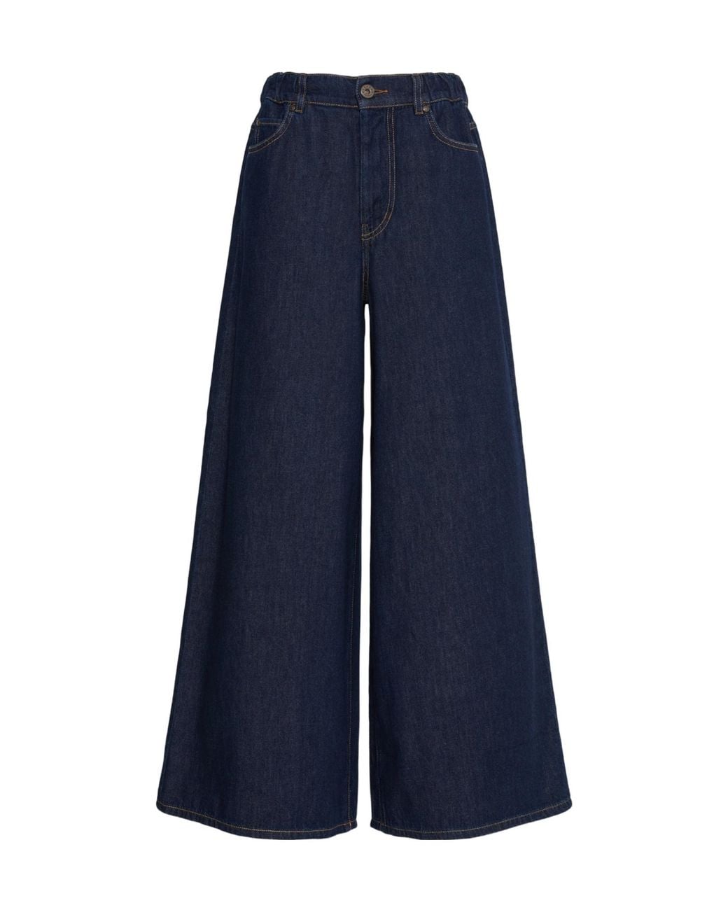 Weekend by Maxmara Blue Zattera Wide-Leg Jeans