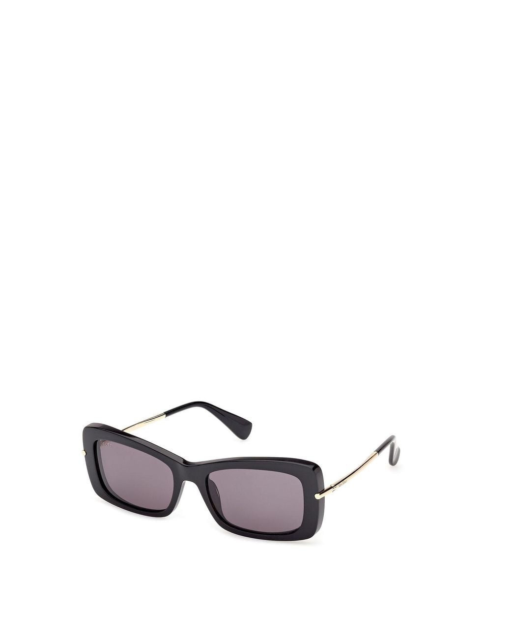 Max Mara White Rectangular Frame Sunglasses
