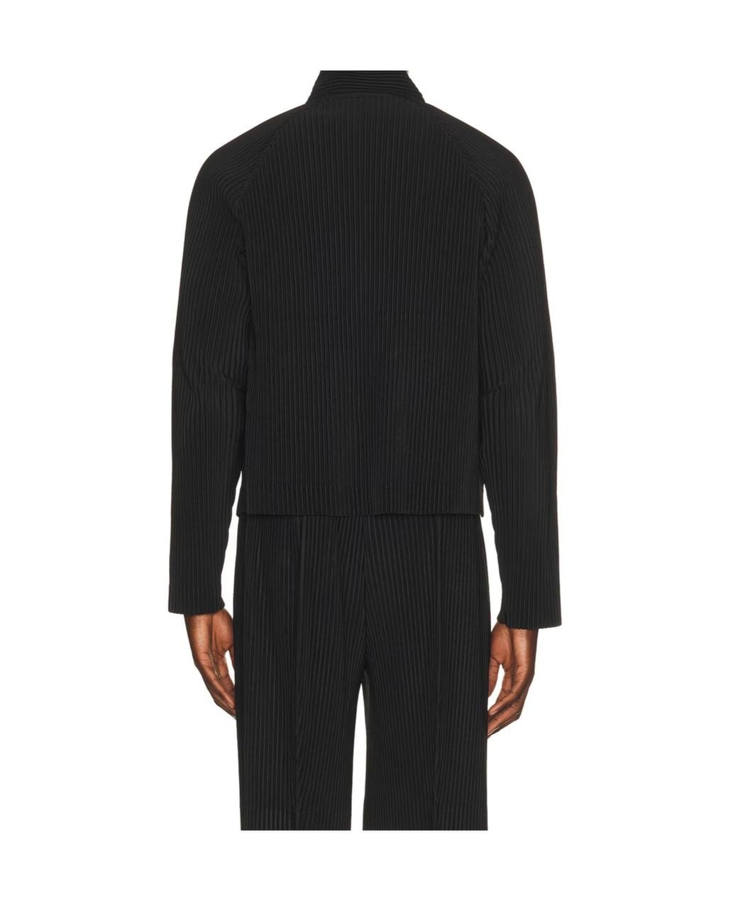 Homme Plissé Issey Miyake Black Homme Plissé Issey Miyake Tailored Pleats Jacket for men