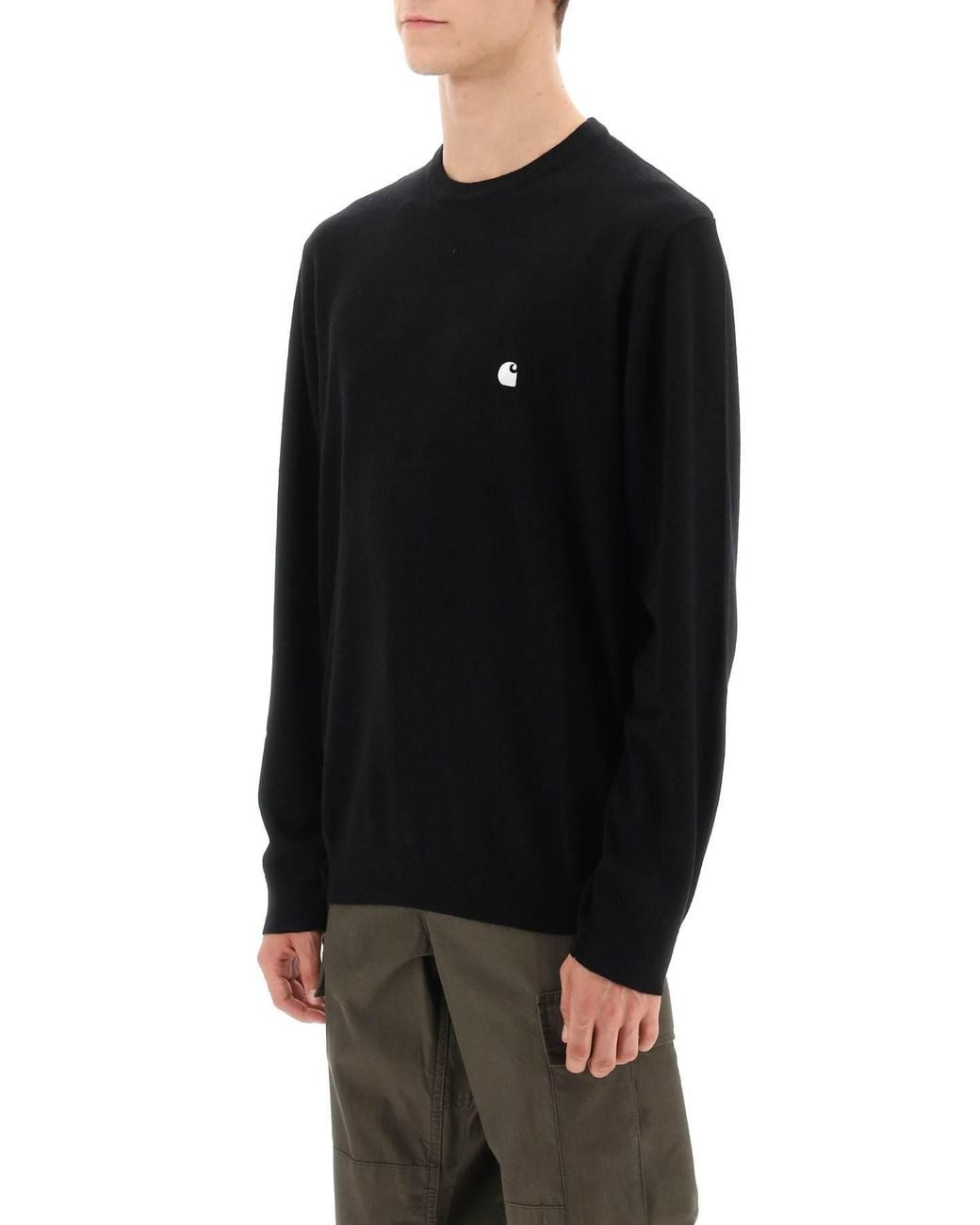 Carhartt Black Wip Logo Knitwear for men