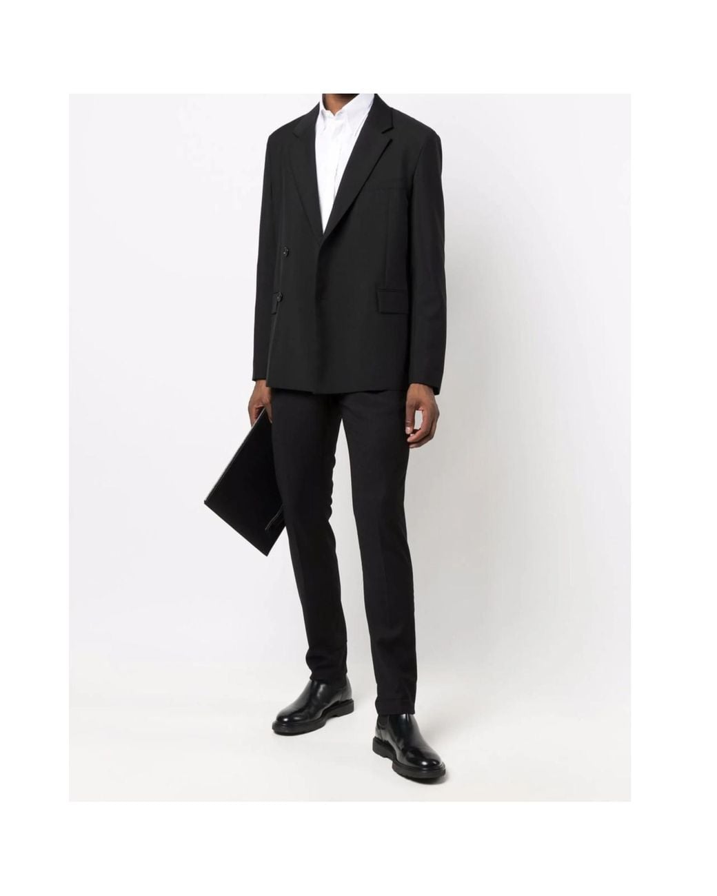 Dondup Black Trousers for men