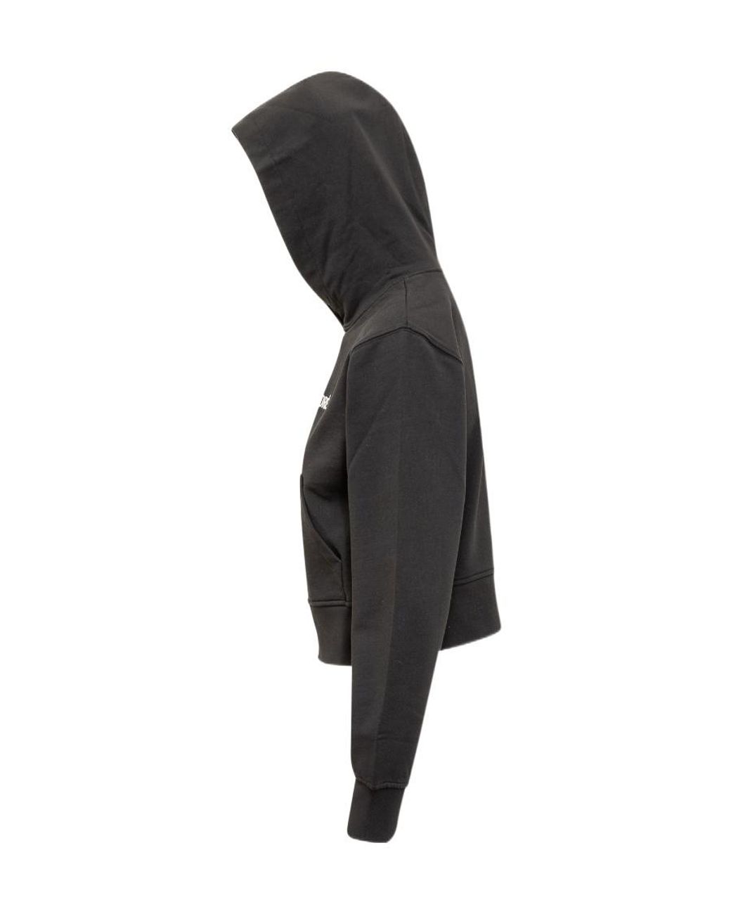 Palm Angels Black Logo Detailed Hoodie
