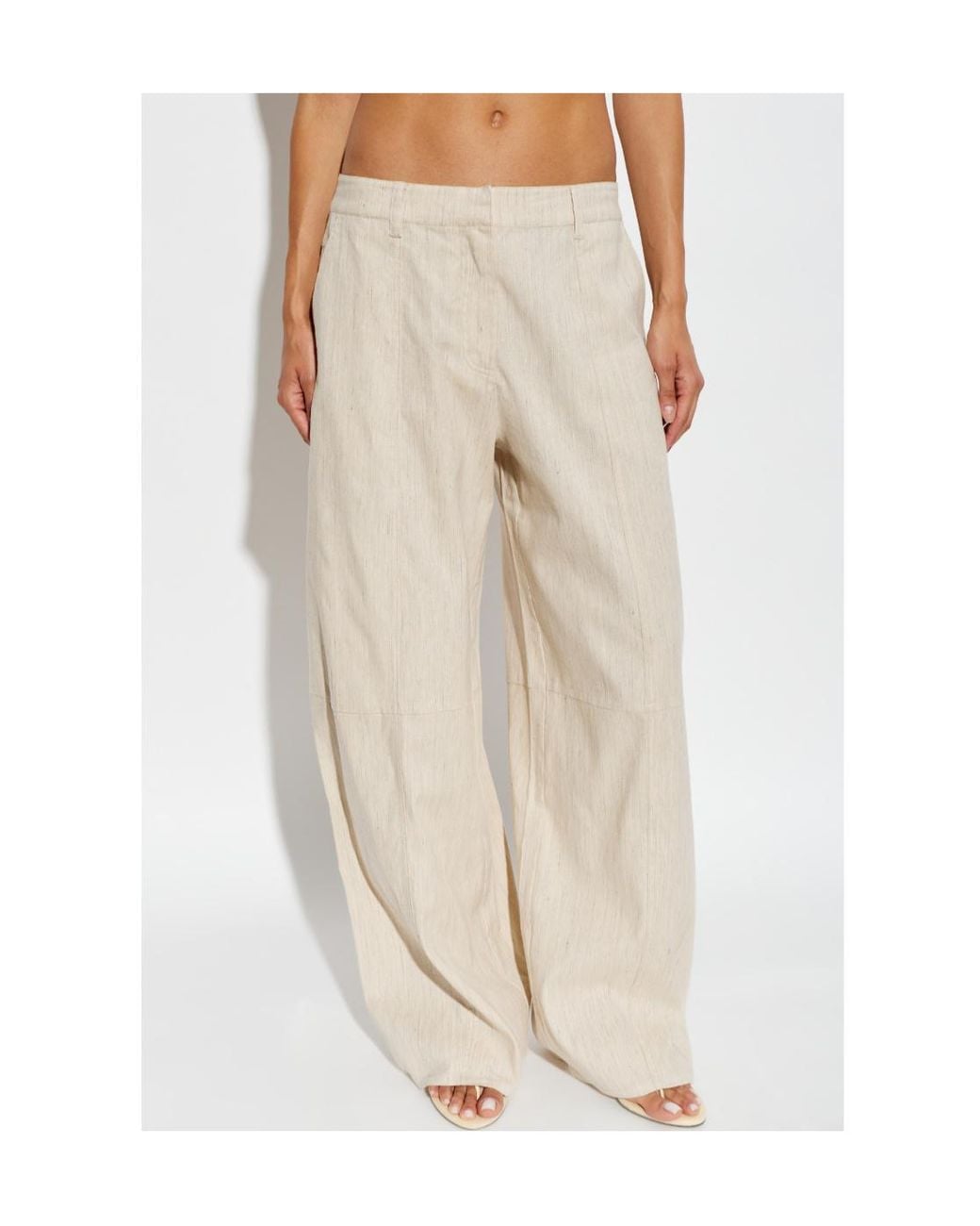 Samsøe & Samsøe Natural Samsøe Samsøe Sabianca Wide-Leg Pants