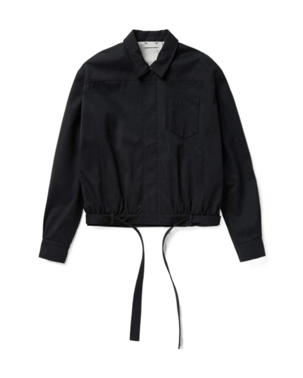 1989 STUDIO Black Belted Shirt Jacket