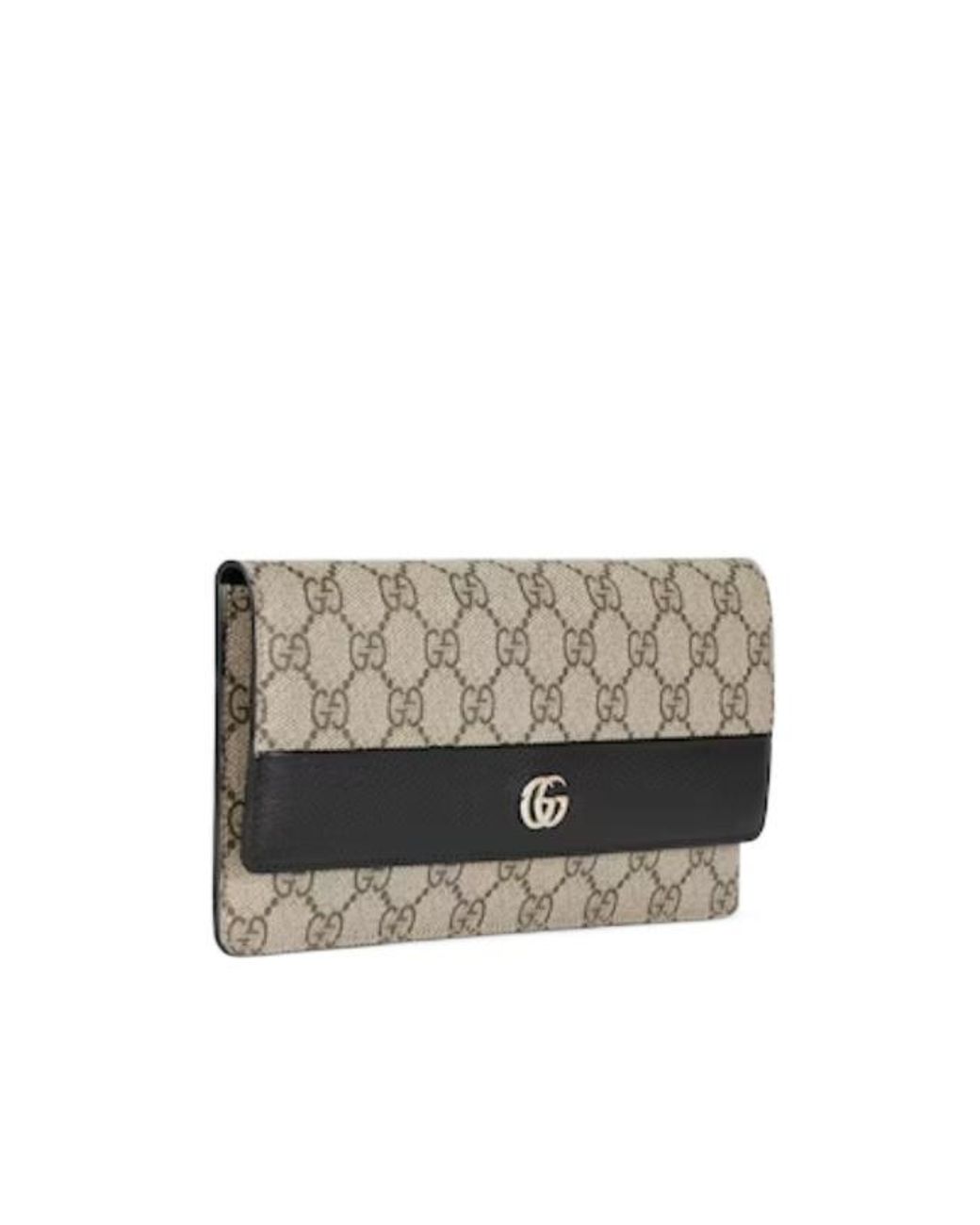 Gucci White Gg Marmont Wallet