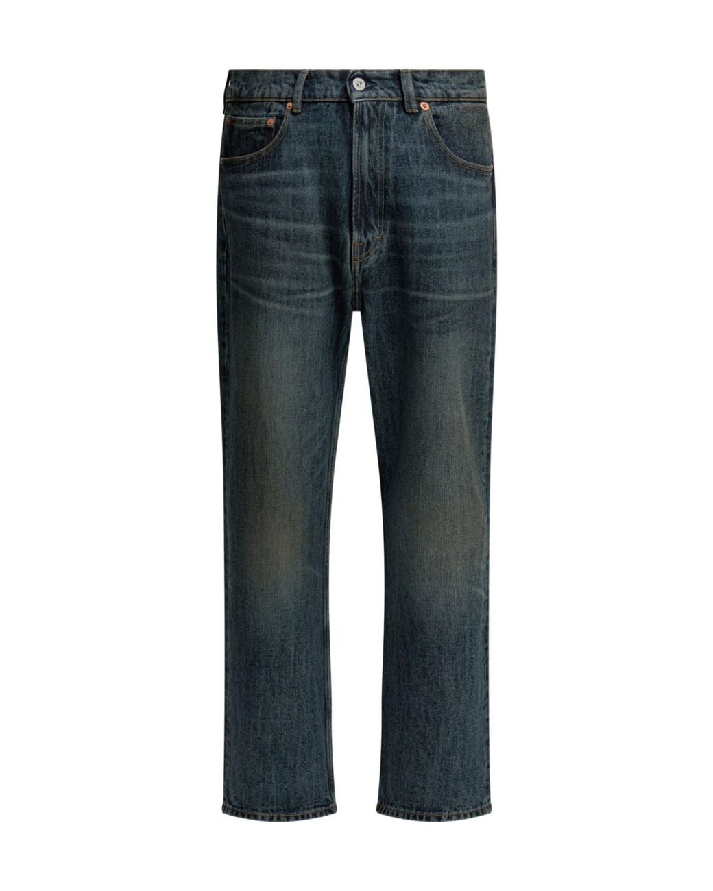 Our Legacy Gray Third Cut Straight Jeans for men