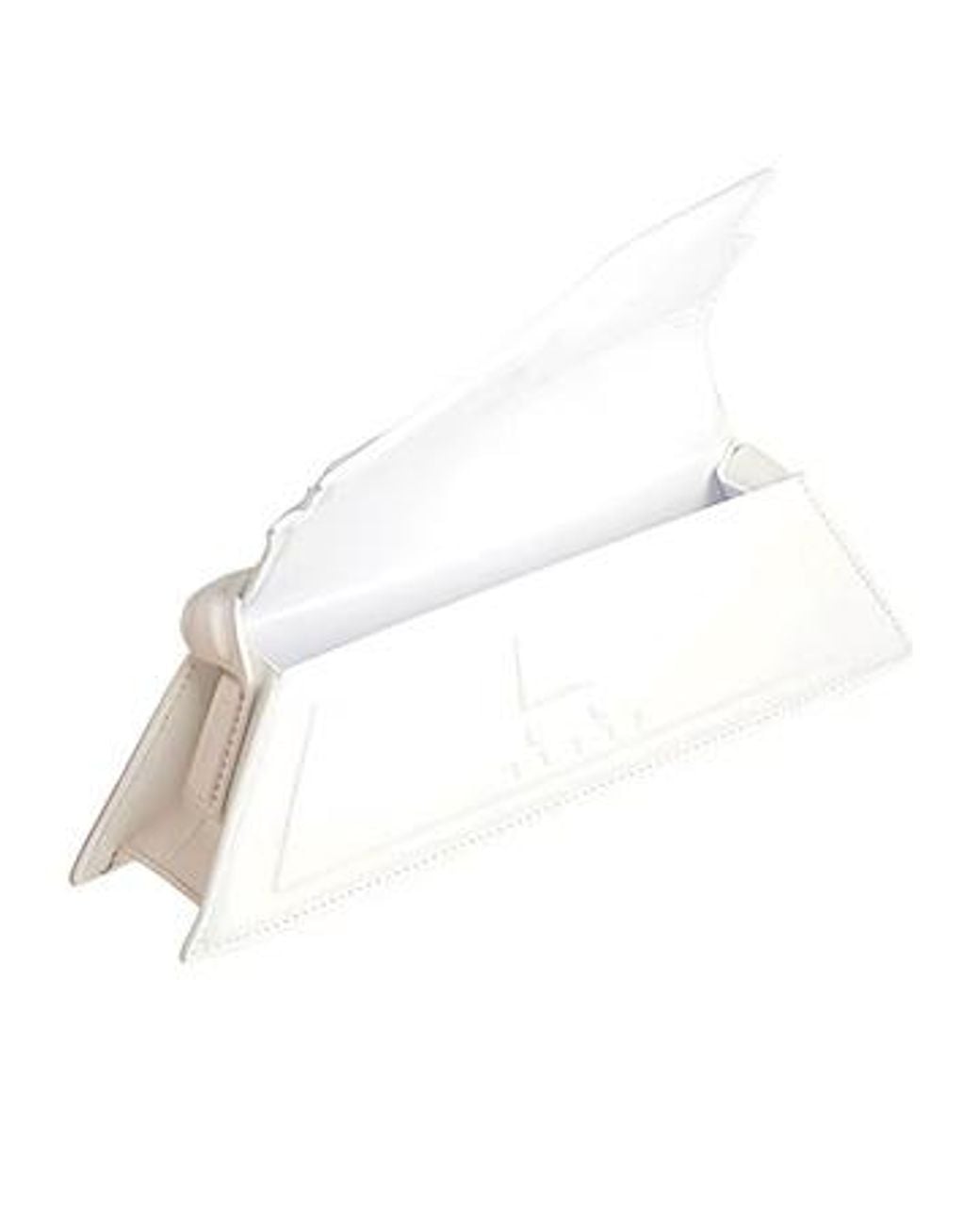 Marni White Mediumsize Solidcolor Leather Baguette Bag