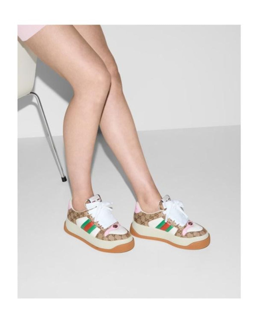 Gucci Brown GG Canvas Sneakers