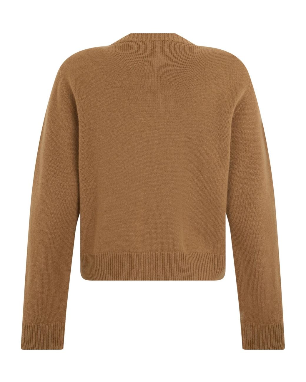Fabiana Filippi Brown Embellished Zip-Up Cardigan