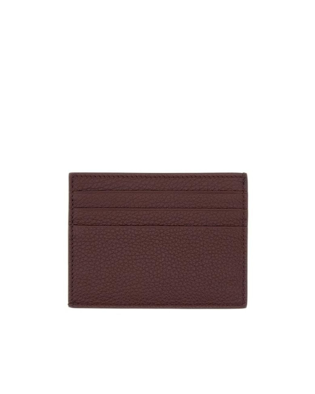 Thom Browne Purple Note Compartment Card Holder for men