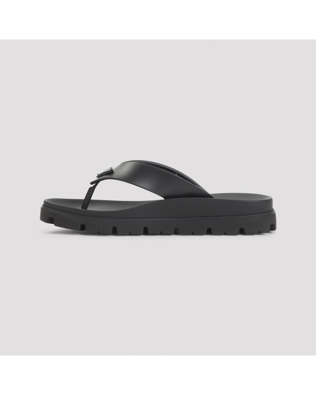 Prada Multicolor Soft Cage Logo Flip-Flops for men