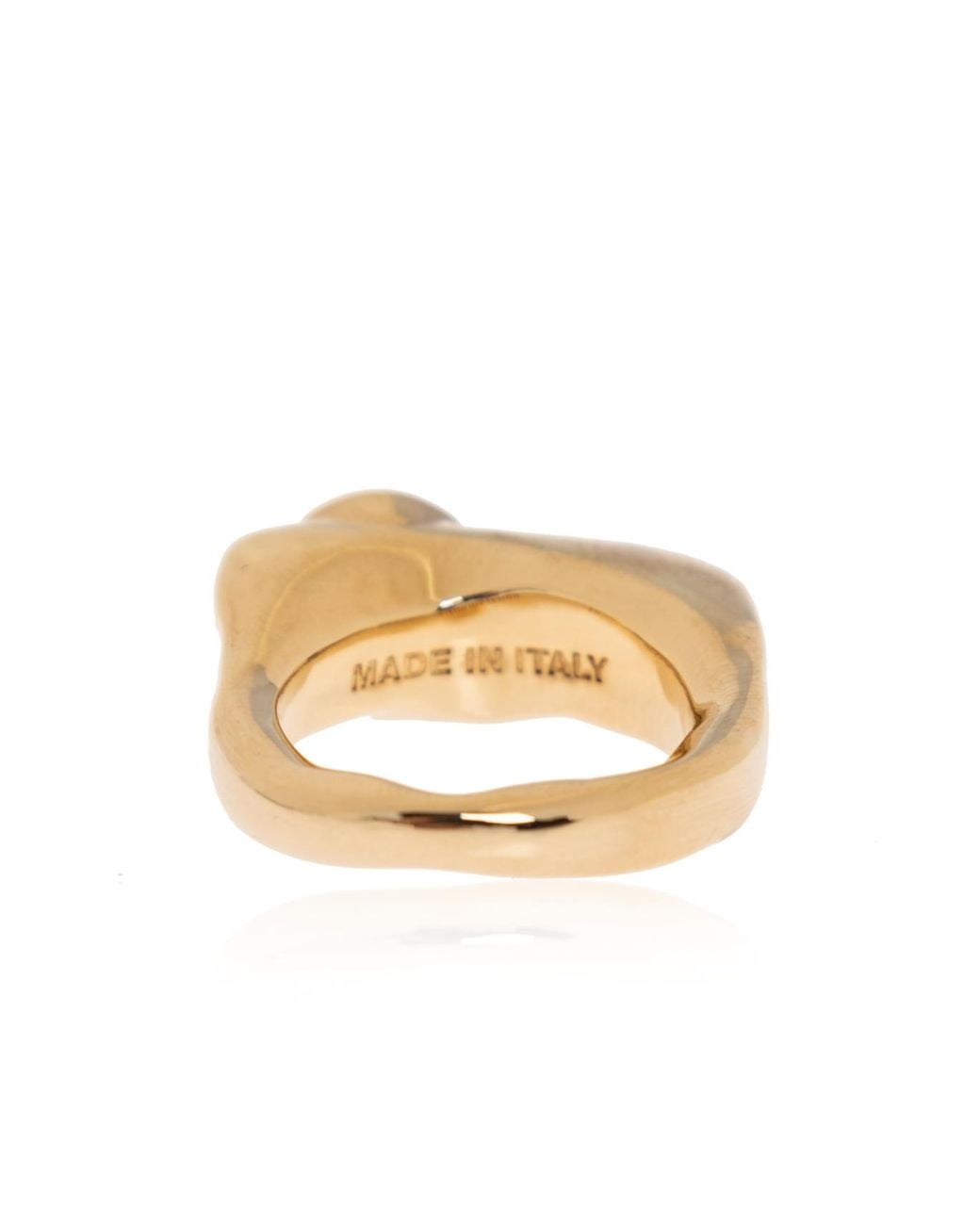 Dries Van Noten Metallic Irregular Ring