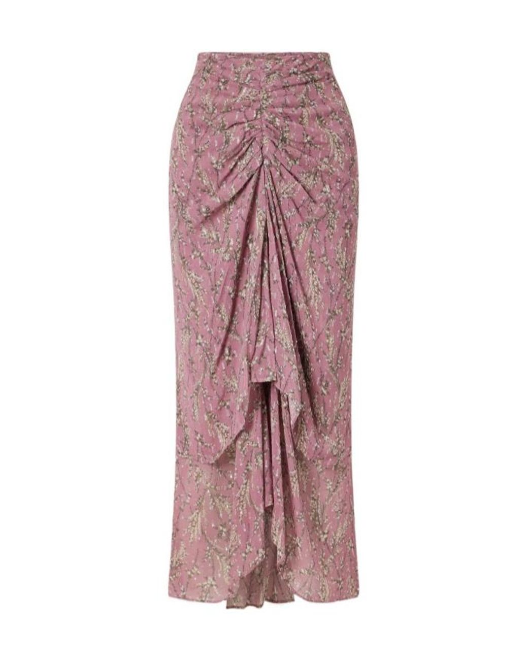 Veronica Beard Pink Lightweight Printed Maxi Dress