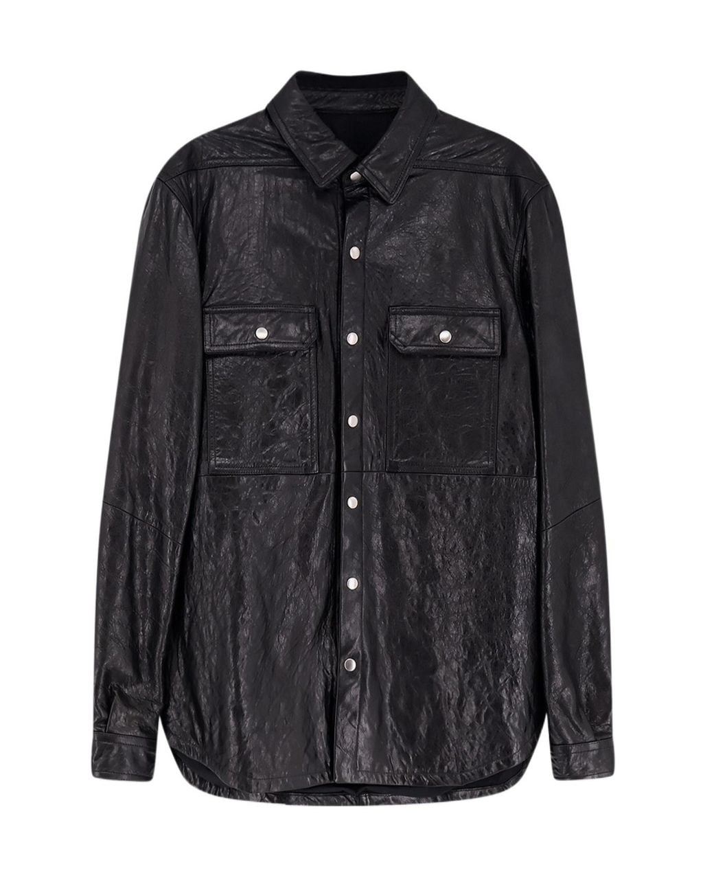 Rick Owens Black Single Breasted Jacket for men