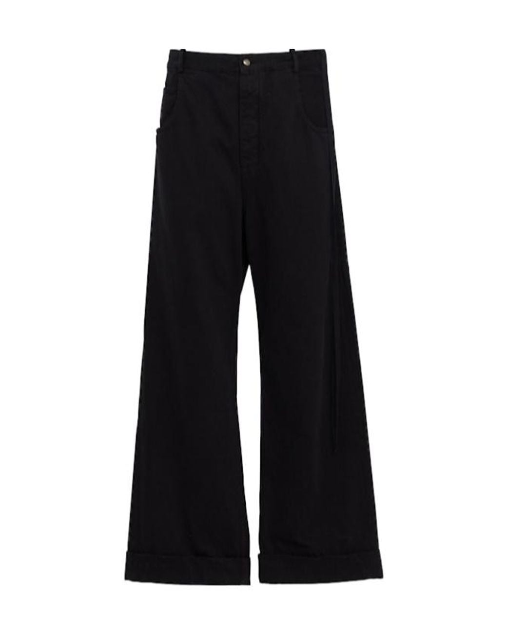 Ann Demeulemeester Black Michael 5-Pocket High Comfort Pants for men