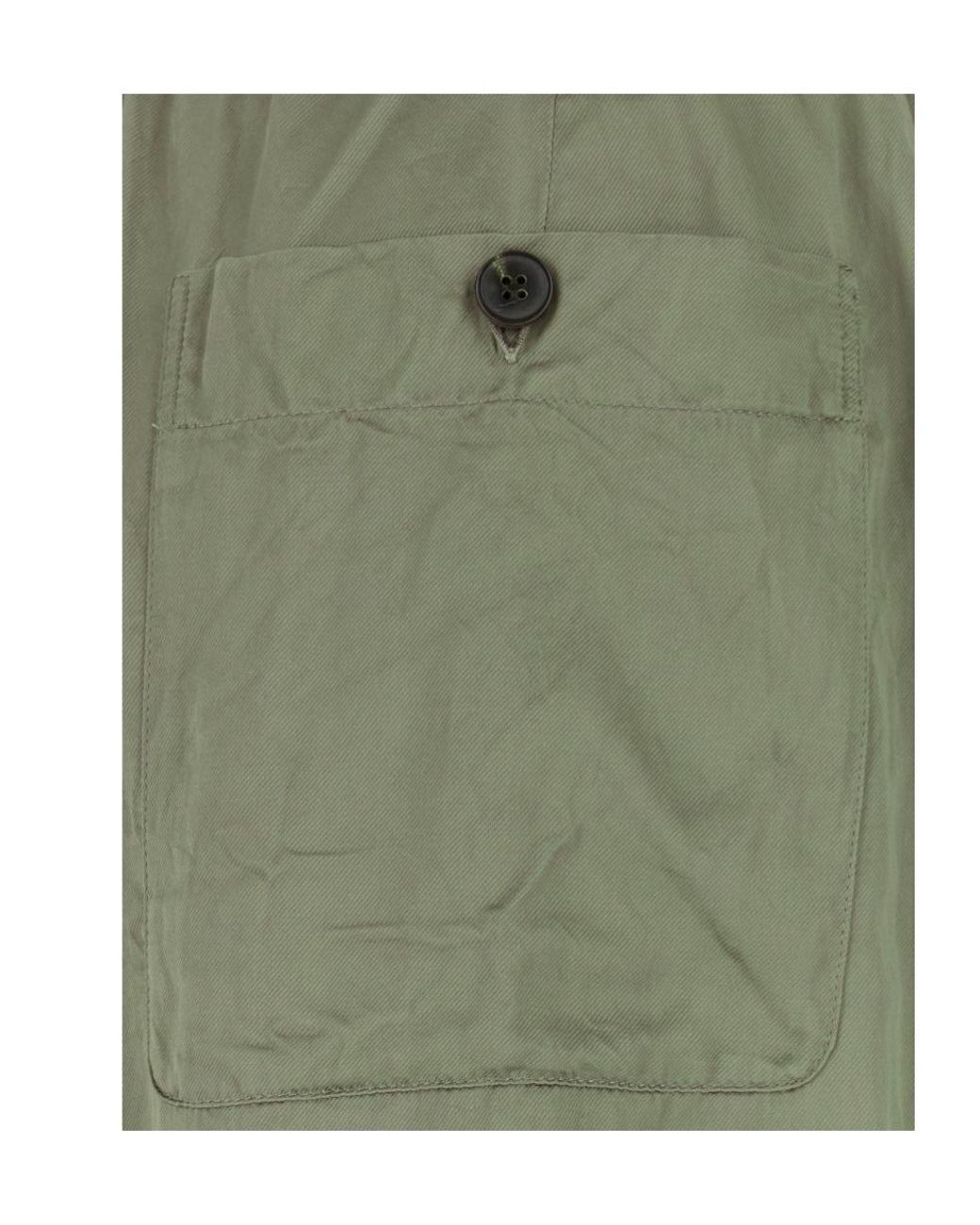 Dries Van Noten Green Straight Leg Pants for men