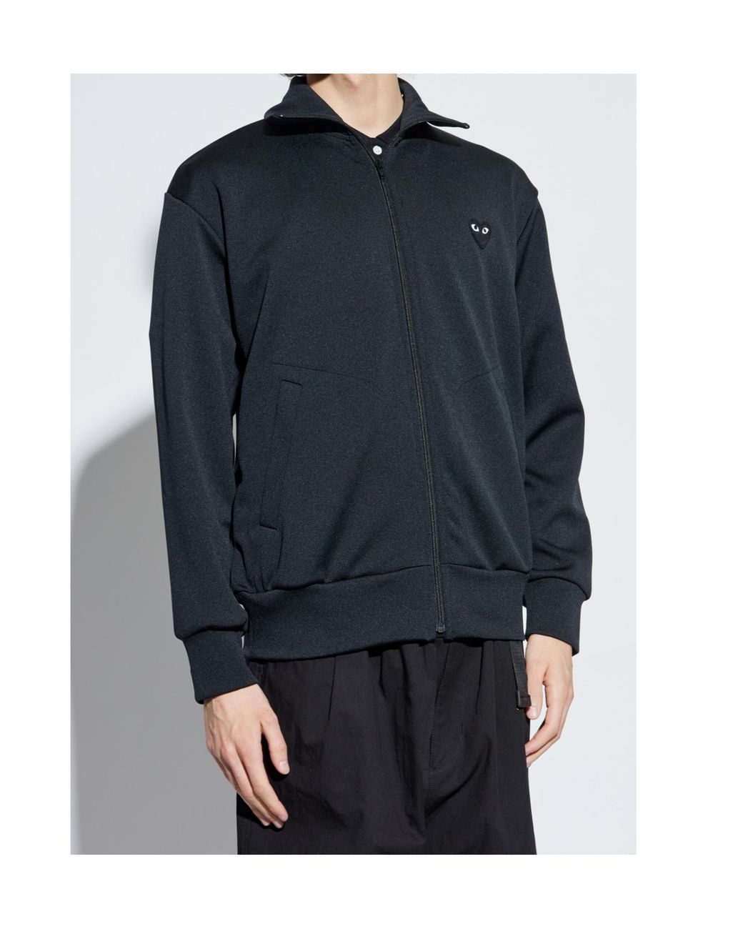 COMME DES GARÇONS PLAY Blue Long Sleeve Sweatshirt for men