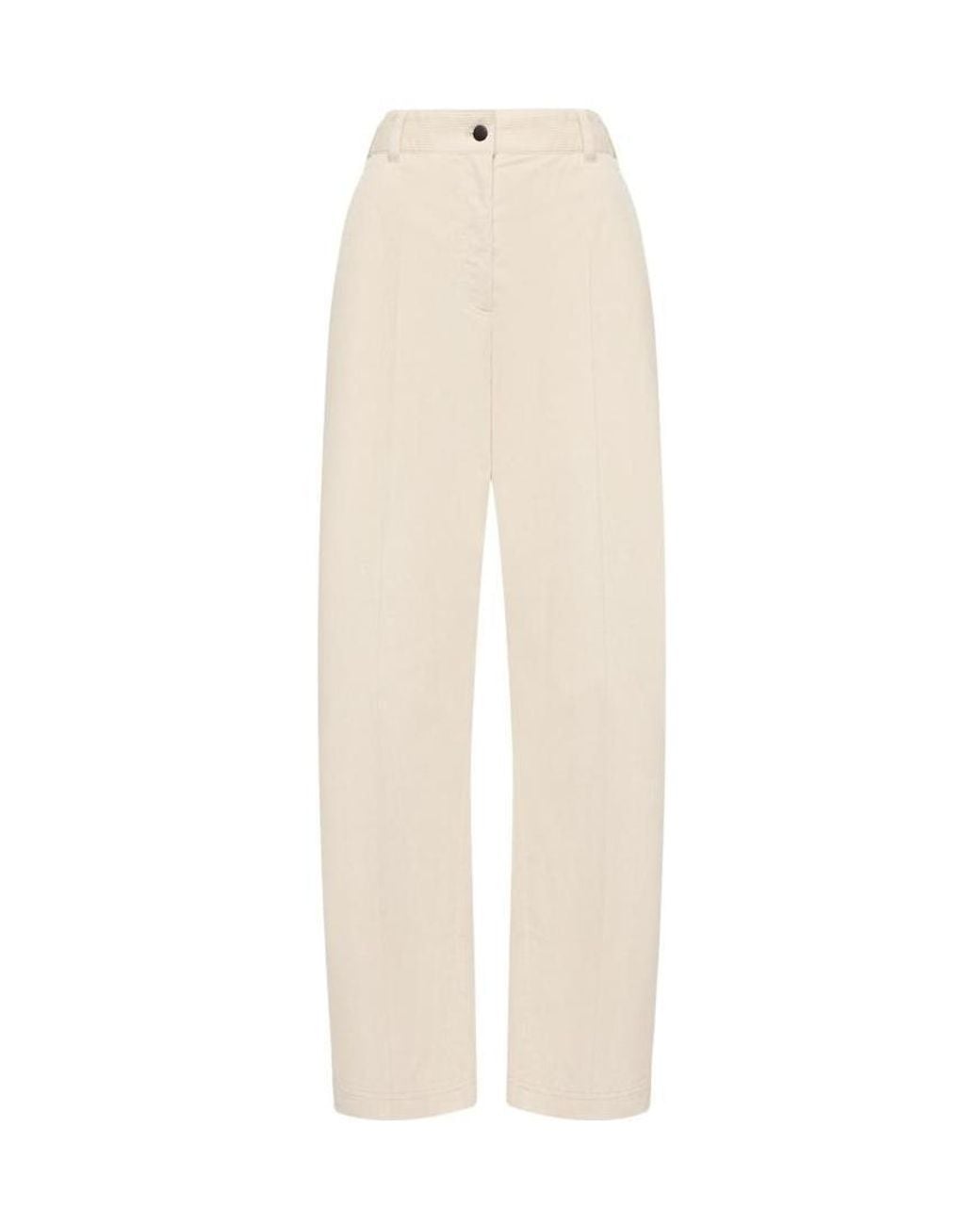 Moncler White Grenoble Après Ski Wide-Leg Pants
