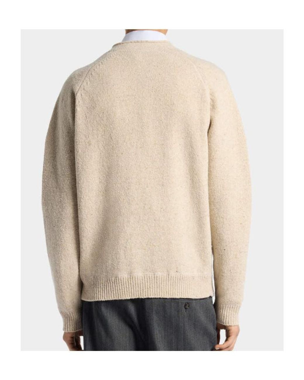DSquared² Natural Logo-Patch Cardigan for men