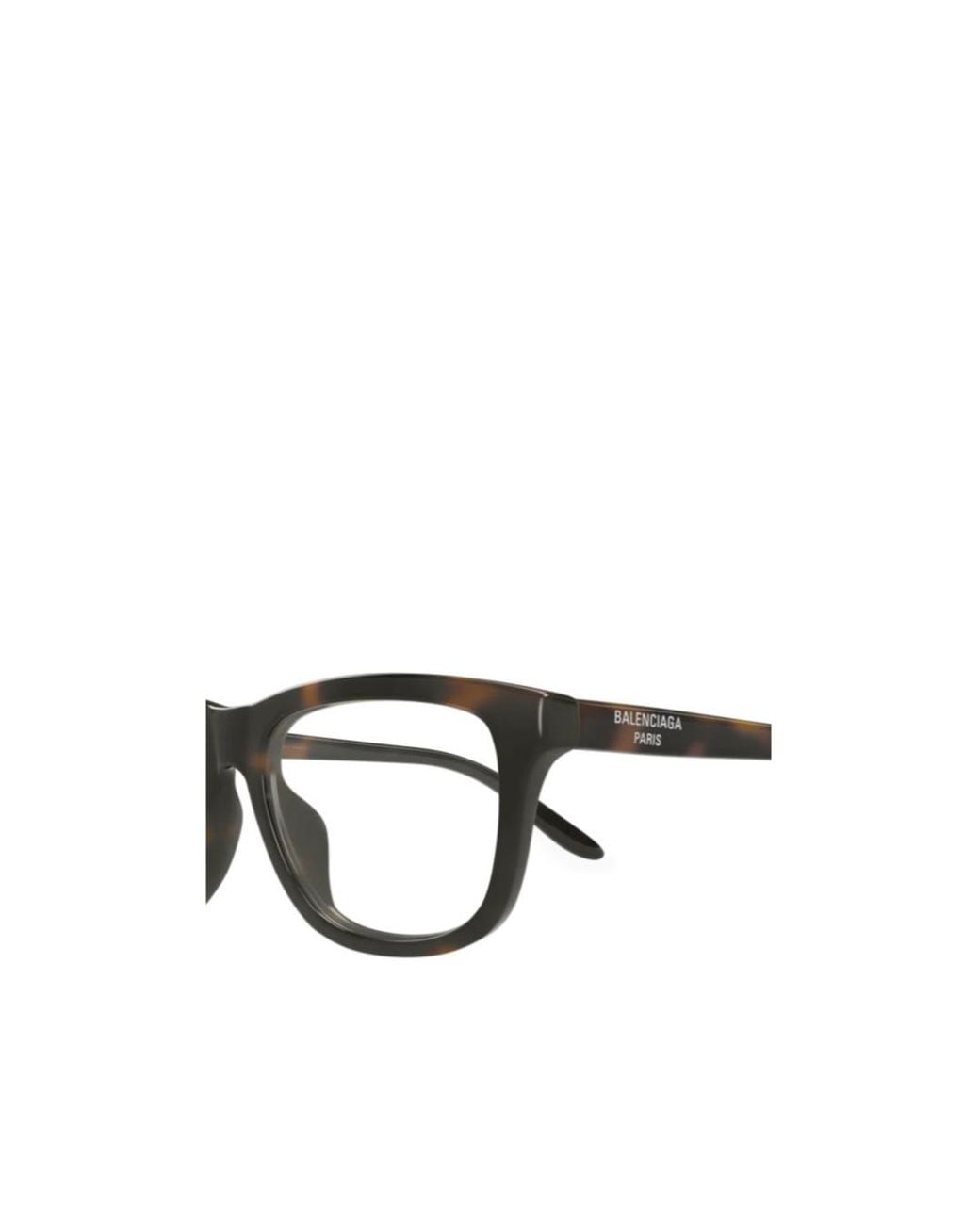 Balenciaga White Rectangle Eyeglasses for men