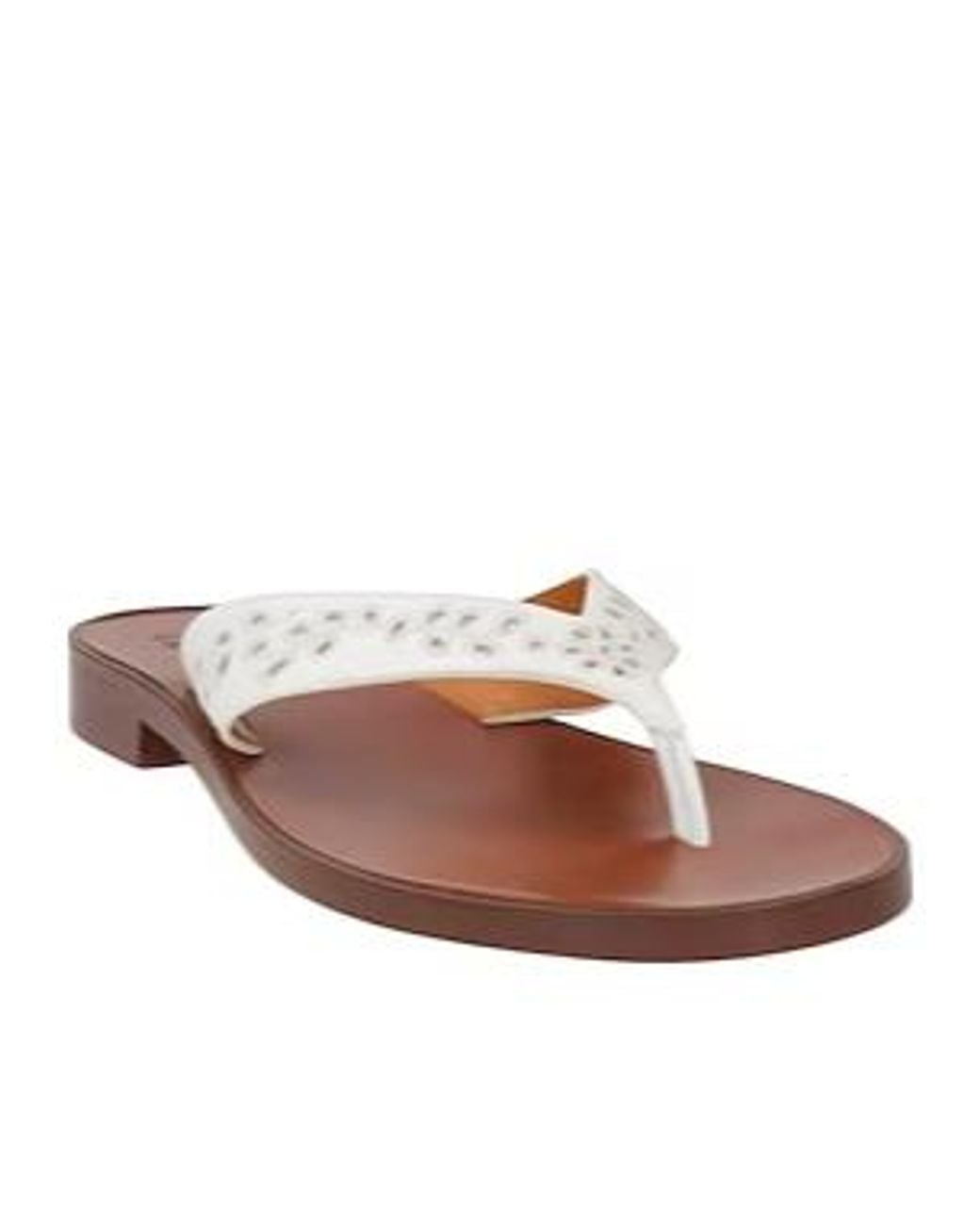 Chloé Brown Minimalist Thong Sandals