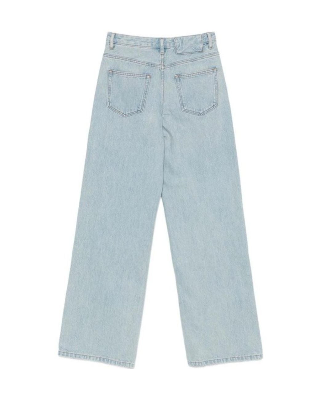 A.P.C. Blue Elisabeth Wide-Leg Jeans